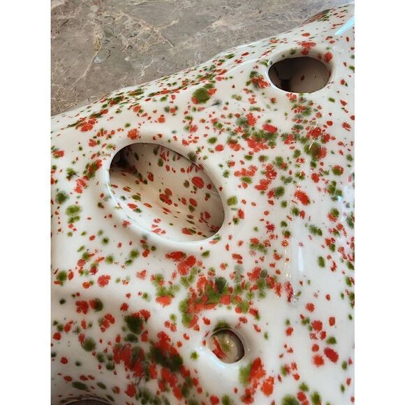 Mid -Century Modern 60's Decorative Ceramic Christmas Tree Candy Dish - Picture 6 of 6